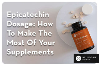 Neurogan Health Epicatechin Tablets. Text: Epicatechin Dosage: How To Make the Most Of Your Supplements