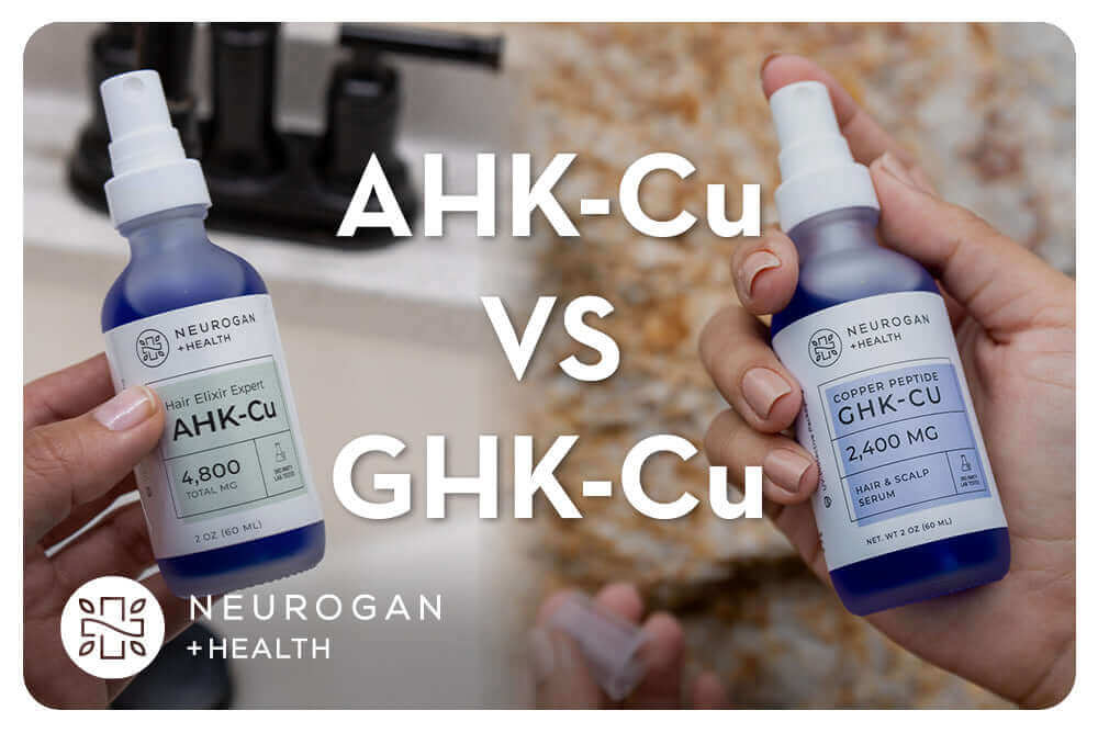 AHK-CU vs. GHK-CU | Differences, Benefits & Which Copper Peptide Is Best for Hair Growth Neurogan Health AHK-CU vs. GHK-CU | Differences, Benefits & Which Copper Peptide Is Best for Hair Growth Neurogan Health