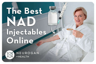 a woman relaxing enjoying NAD IV