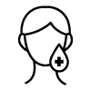 Simple black house icon representing home or real estate concepts on a transparent background.