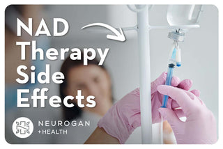 Taking a syringe to an IV drip for NAD Therapy. Copy: NAD Therapy side Effects