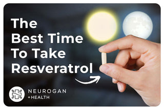 The Best Time To Take Resveratrol image illustrating timing and benefits of resveratrol supplementation.