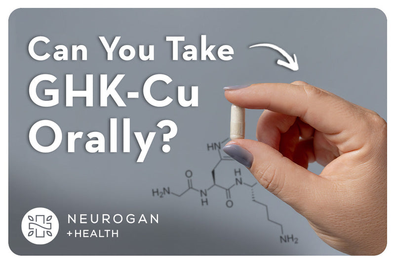¿Puede tomar GHK Cu por vía oral?
