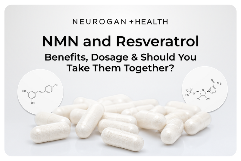 NMN y Resveratrol: Beneficios, Dosis y ¿Deberías Tomarlos Juntos?