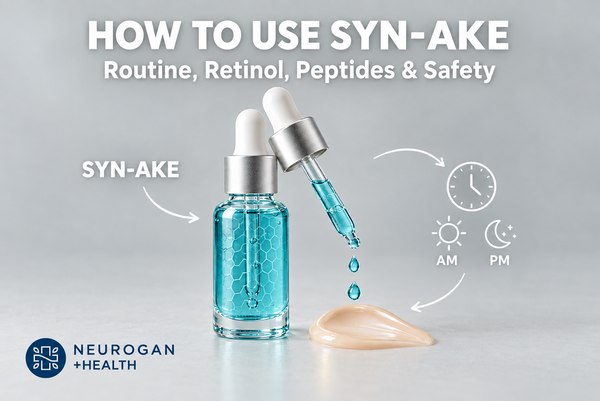 How to use Syn-Ake peptide in a skincare routine
