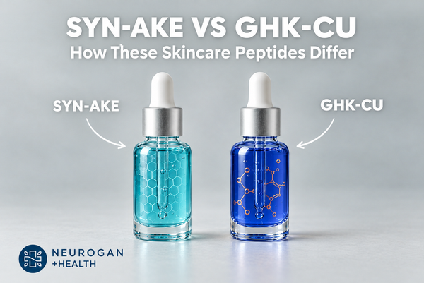 Syn-Ake vs GHK-Cu skincare peptides compared