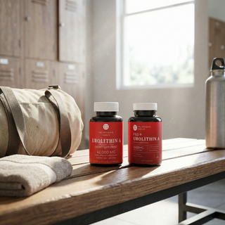 Icon representing Urolithin supplements, featuring a pomegranate for cellular health support*.