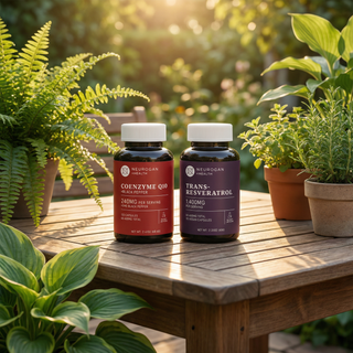 Icon illustrating mood-boosting supplements, featuring a smiling face for mental wellness support.