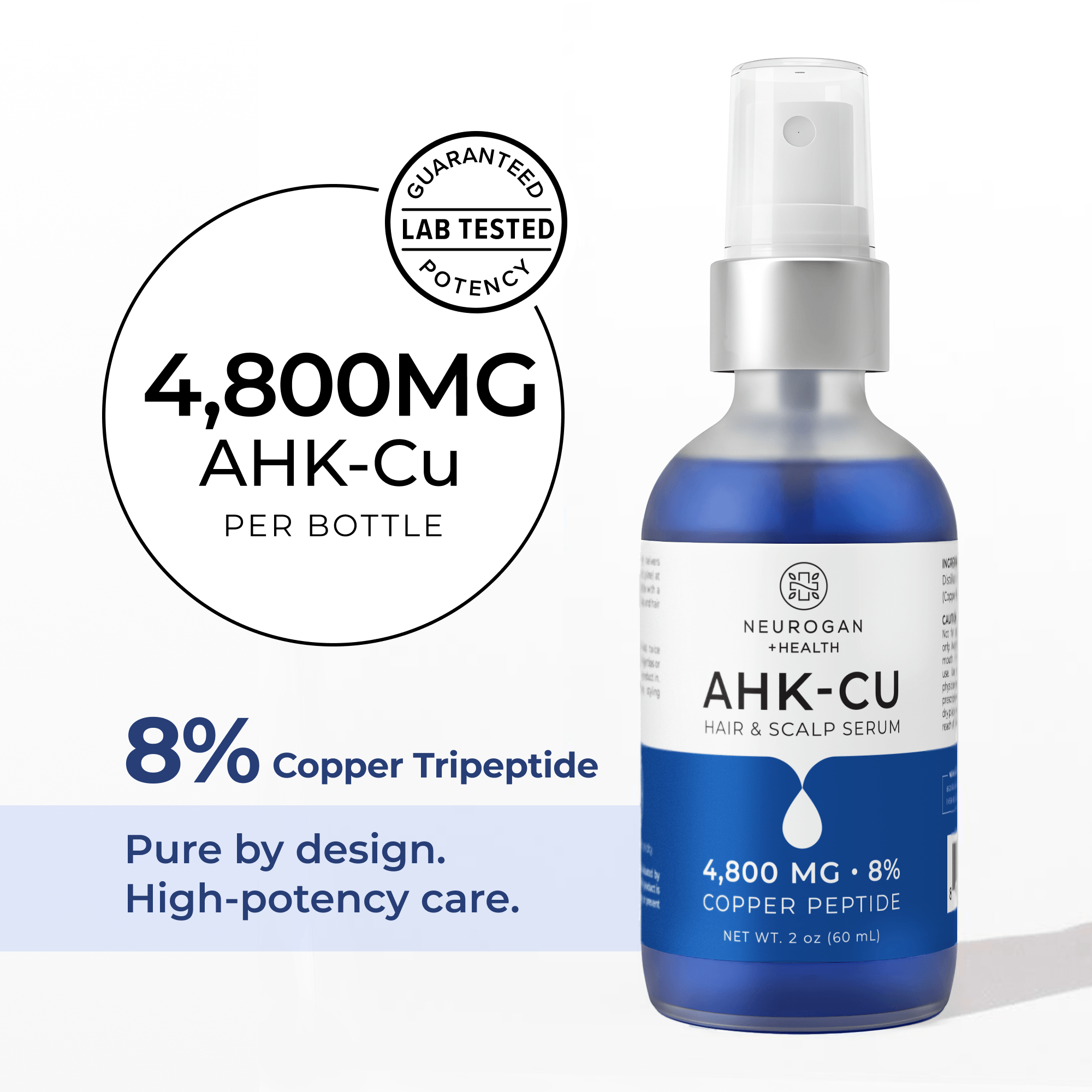 AHK-Cu Hair Elixir 4800mg 99% | Hair Growth & Scalp Care Neurogan Health AHK-Cu Hair Elixir 4800mg 99% | Hair Growth & Scalp Care Neurogan Health
