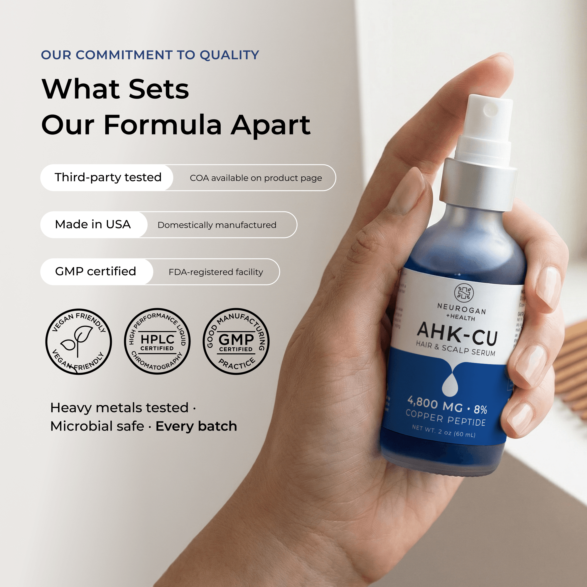 AHK-Cu Hair Elixir 4800mg 99% | Hair Growth & Scalp Care Neurogan Health AHK-Cu Hair Elixir 4800mg 99% | Hair Growth & Scalp Care Neurogan Health