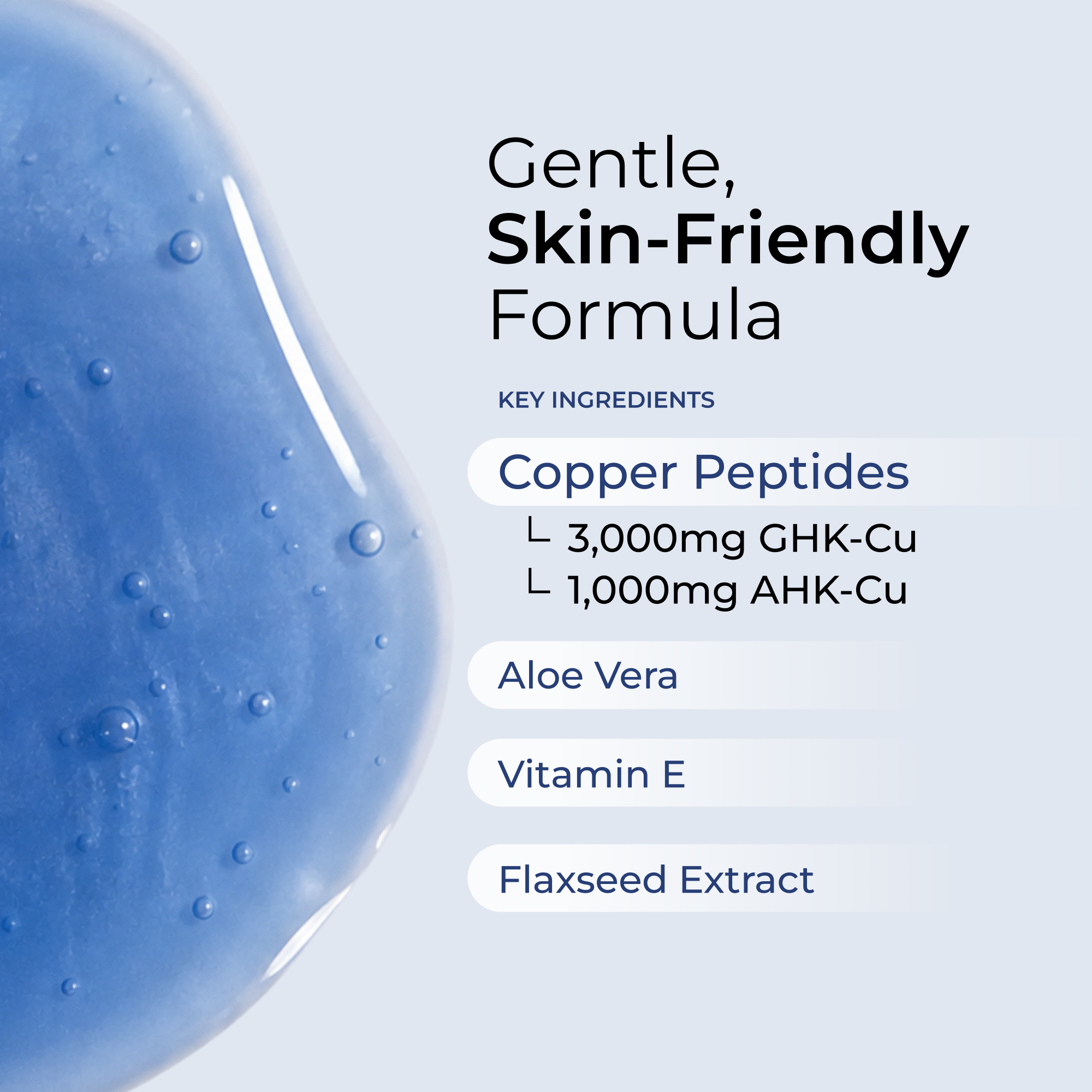 Gel de baño GHK-Cu + AHK-Cu