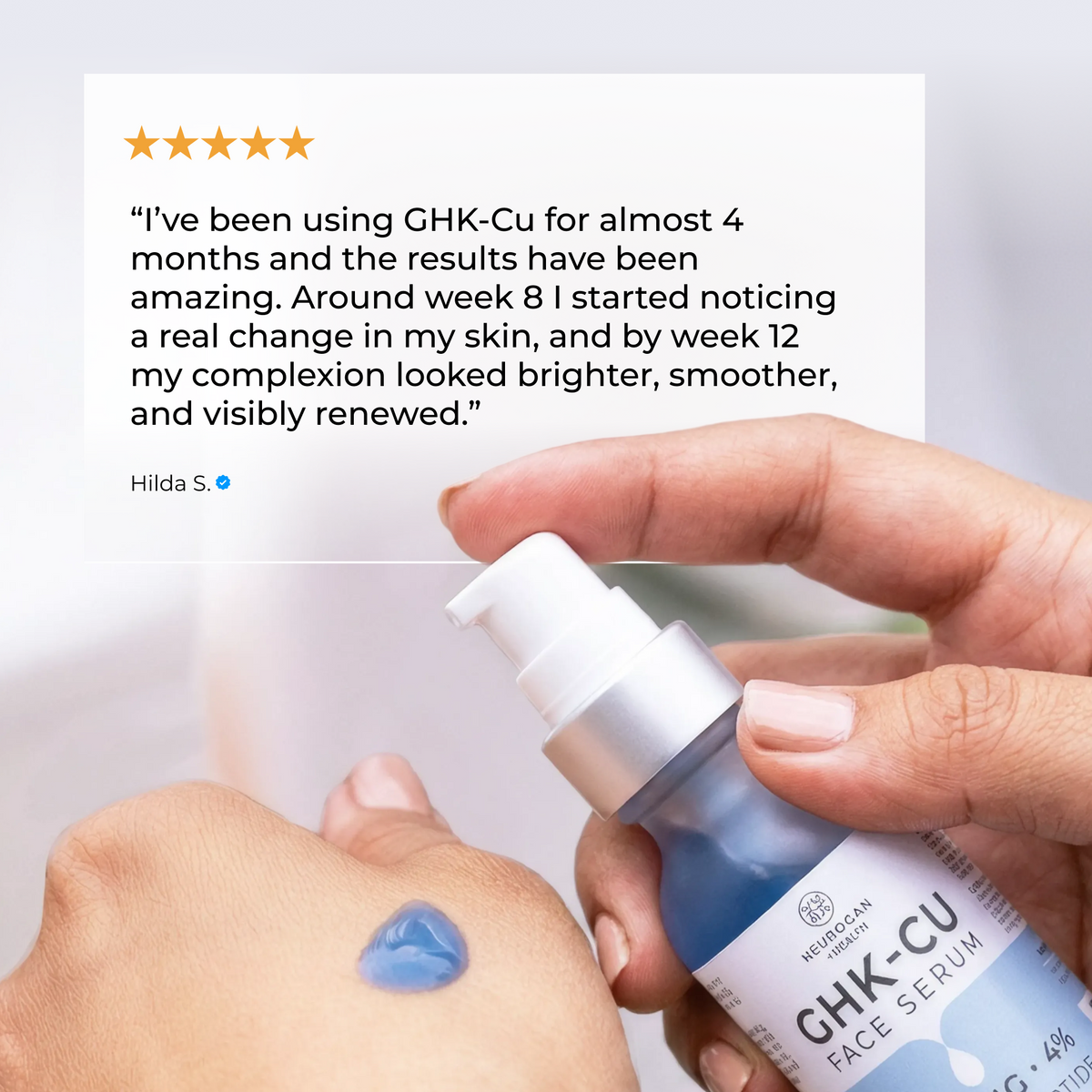 GHK-Cu Copper Peptide Face & Neck Serum