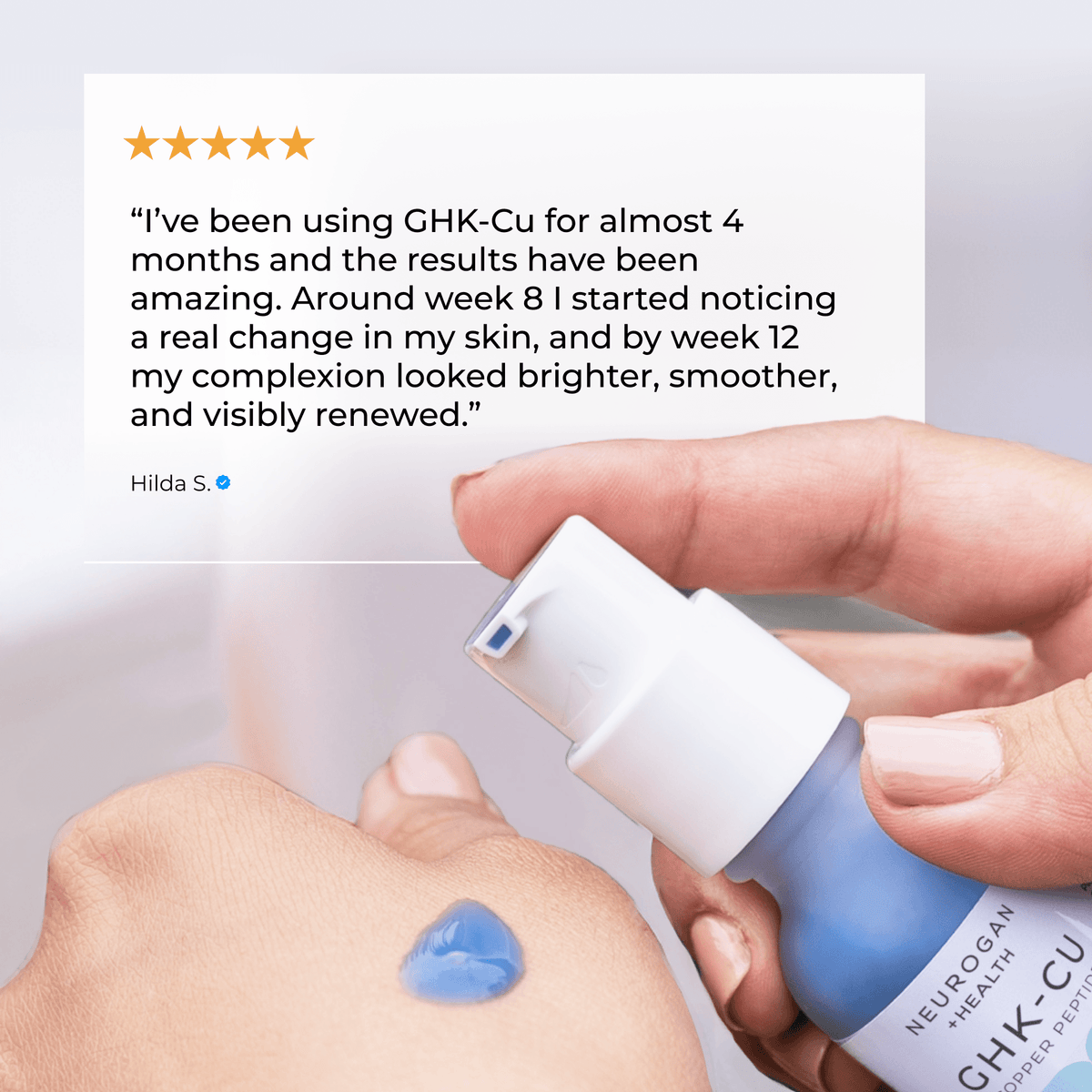 skin perfection ghk cu serum Skin Perfection 1% GHK Copper Peptide Serum for Face and Hairline,  Lightweight Daily Serum, 0.5 Oz