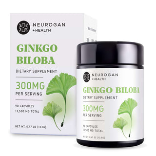 Neurogan Ginkgo Biloba Capsules bottle and box.