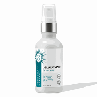 L-Glutathione Face Mist 2 oz bottle, fragrance-free antioxidant facial spray