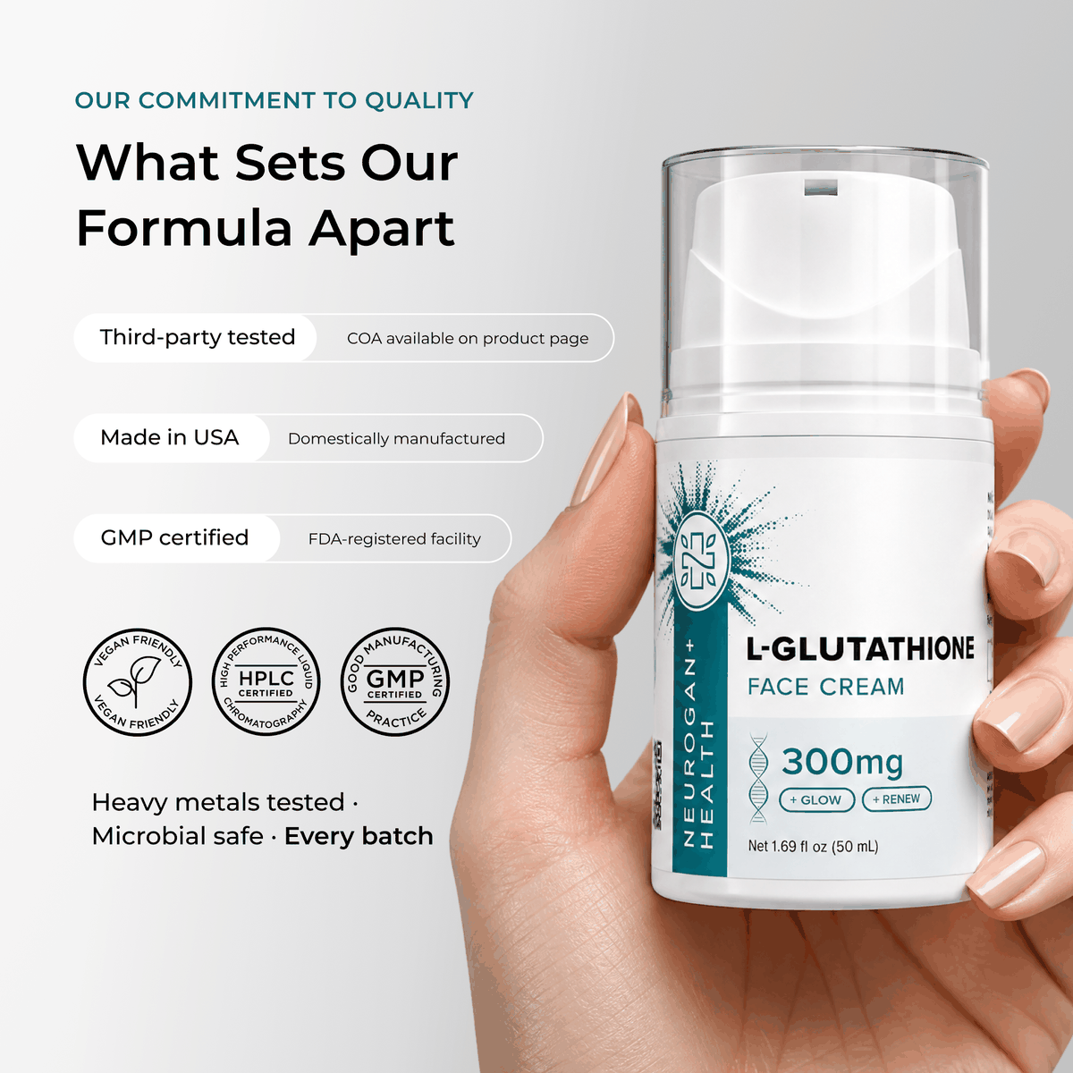 L-Glutathione Face Cream 60ml 300mg