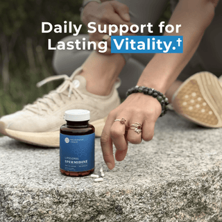 Liposomal Spermidine Capsules for daily support and lasting vitality, promoting cellular renewal and healthy aging.
