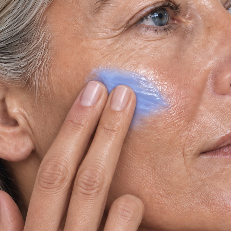 Morning skincare routine with 2400 mg GHK-Cu Face Cream, step 3