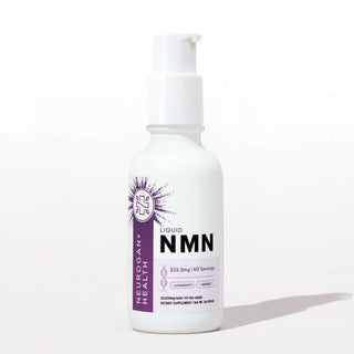 NMN Drops liquid supplement bottle with 333.3mg per serving for health and wellness.
