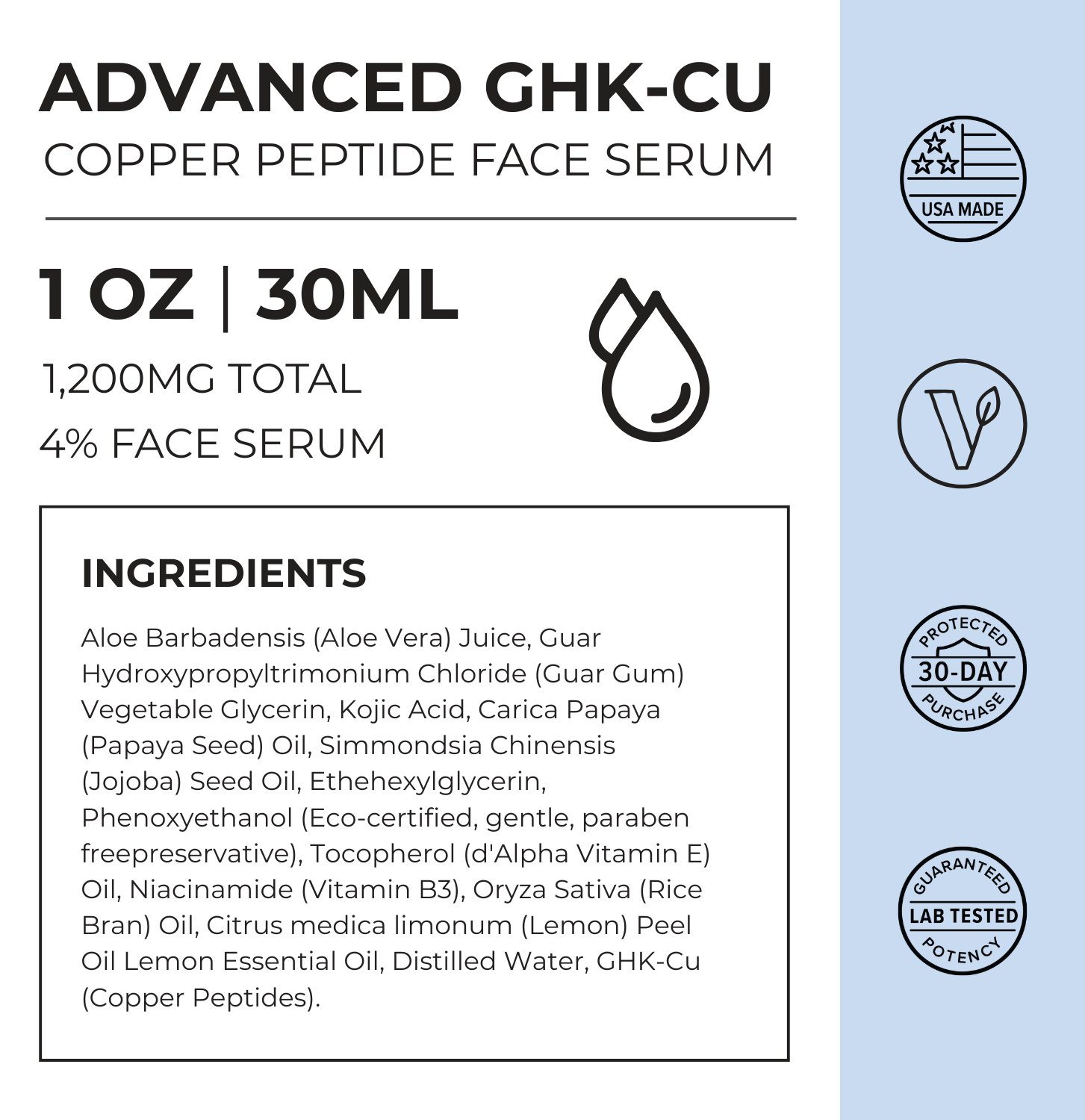 Advanced GHK-Cu Neck & Face Serum | Premium Quality Neurogan Health Advanced GHK-Cu Neck & Face Serum | Premium Quality Neurogan Health