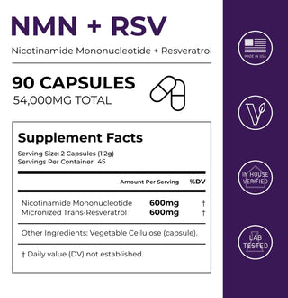 NMN + Resveratrol Capsules