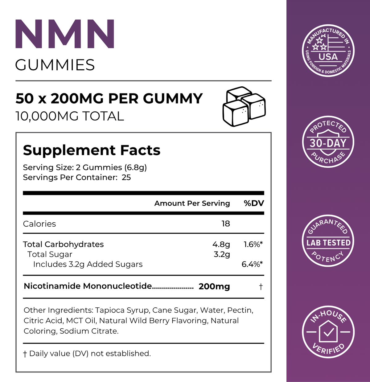 NMN Gummies | 200mg, Support Healthy Aging, Wild Berry – Neurogan