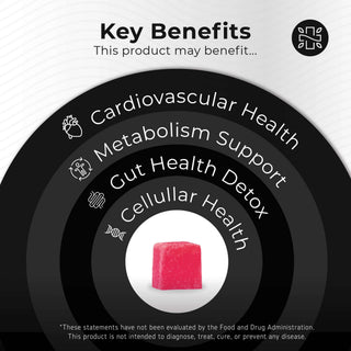 Key benefits of Spermidine gummies: cardiovascular health, metabolism support, gut health detox, and cellular health*.