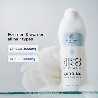 GHK-Cu + AHK-Cu Copper Peptide Body Wash 4000mg - Lifestyle