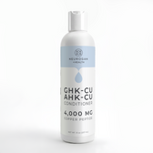Front-facing product shot of the white Neurogan Health GHK-Cu + AHK-Cu Hair Conditioner bottle with light blue label reading '4,000 MG COPPER PEPTIDE, NET WT. 8 oz (237 mL)', on a white background.