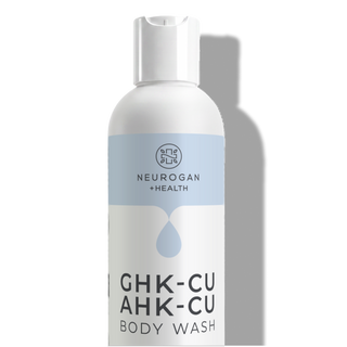 GHK-Cu + AHK-Cu Copper Peptide Body Wash bottle