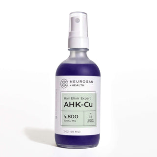 Neurogan AHK-Cu Hair Elixir Expert spray with 4,800mg in a 2oz bottle.