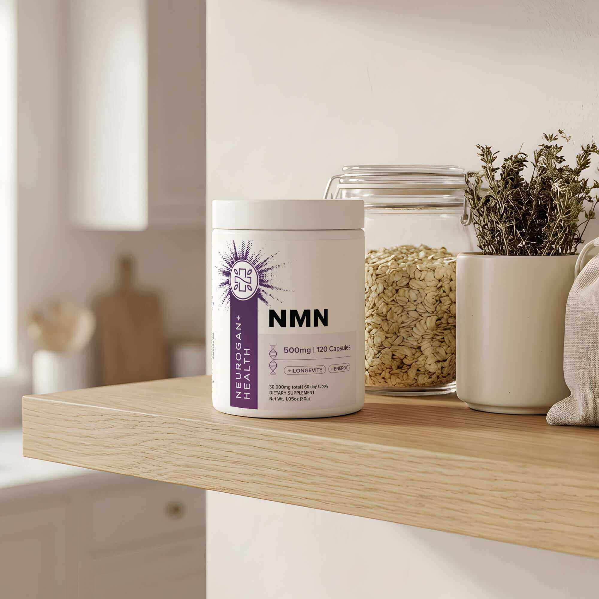 NMN Capsules 500MG | Tested, Proven, 60 Day Supply