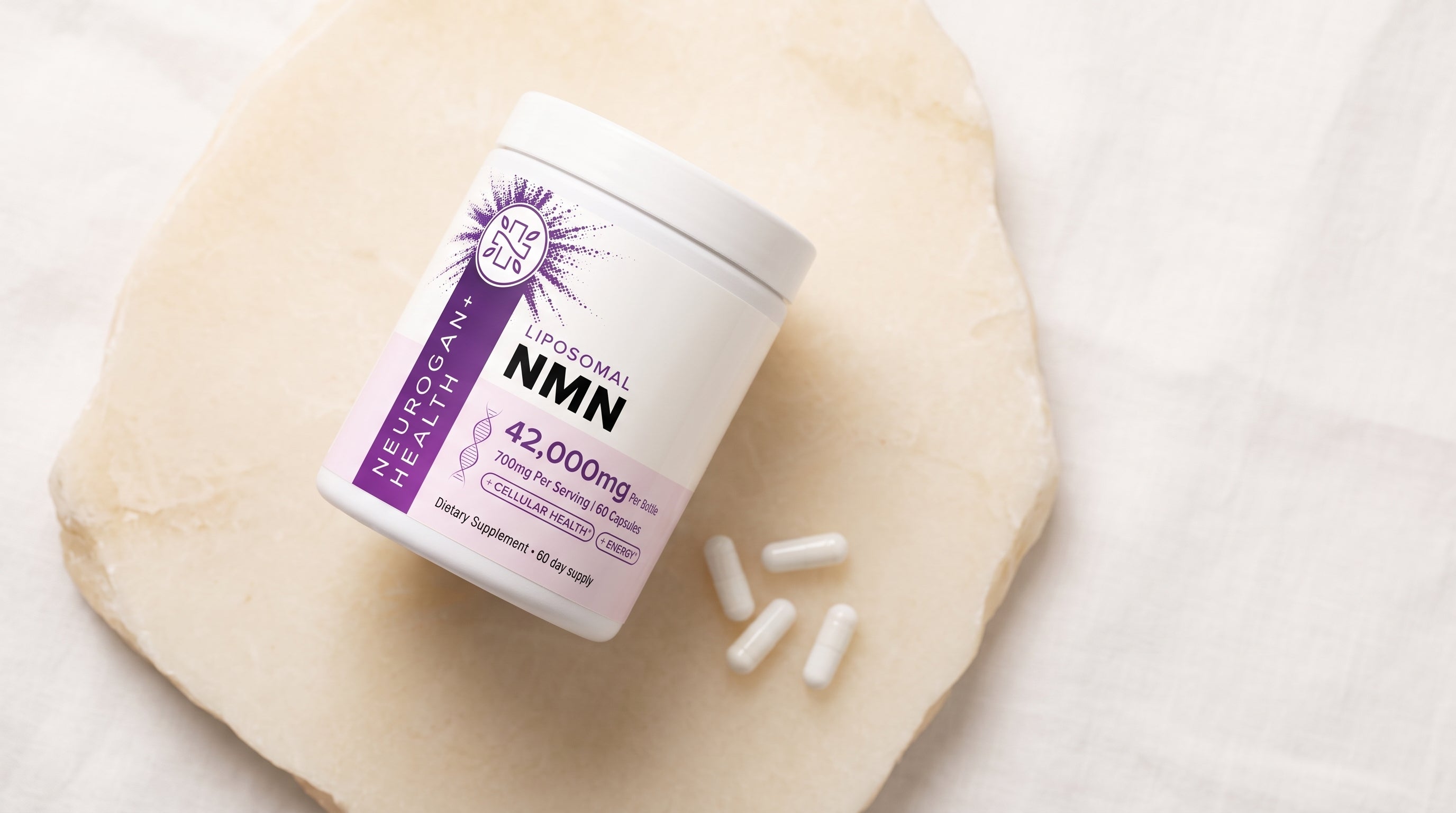 Liposomal NMN Capsules | 700 mg Complex | 60 Count – Neurogan Health